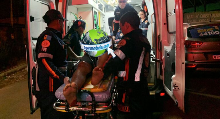 Motociclista sem capacete sofre grave acidente durante fuga da PM na zona sul