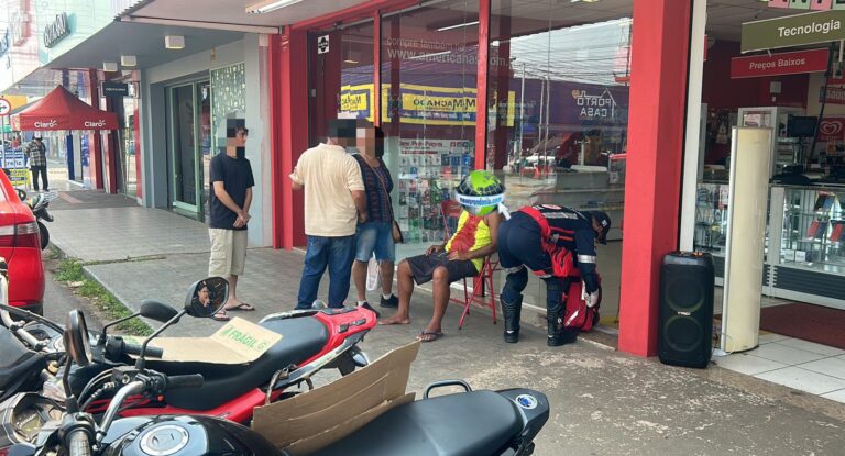 Cuidador de carros é atacado a pedradas no centro