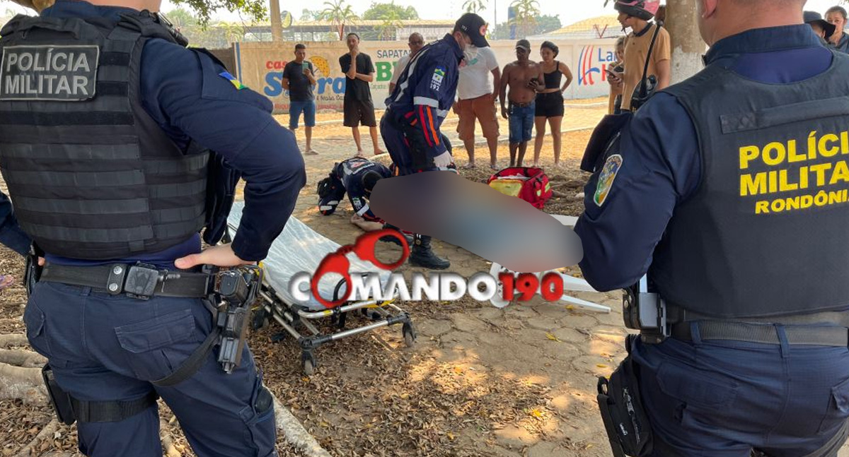 Homem é baleado em frente ao Parque de Exposição, em Ji-Paraná