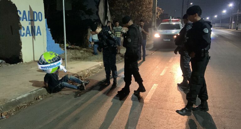 Criminoso é preso durante perseguição com moto roubada no centro