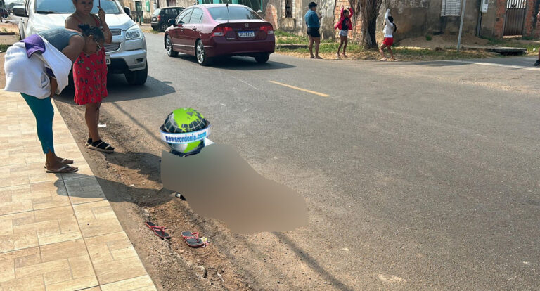 Briga de “caramelos” causa queda de motociclista na zona leste