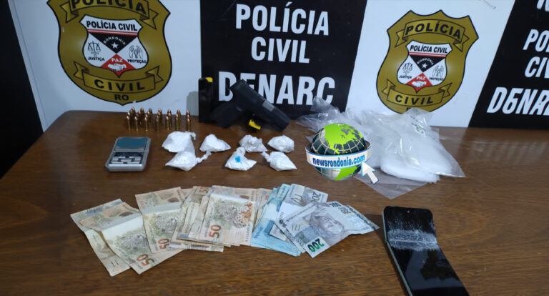 Denarc fecha boca de fumo e prende dupla suspeitos armados - News Rondônia