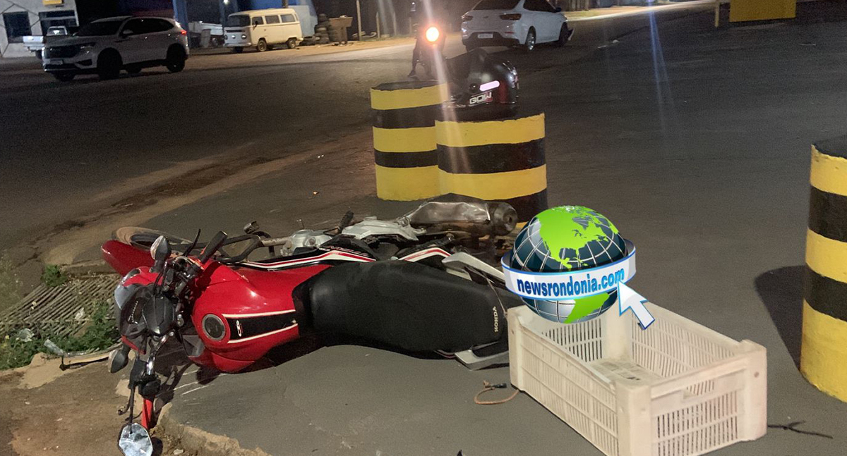 Entregador de delivery fica em estado crítico após grave acidente no centro de Porto Velho - News Rondônia