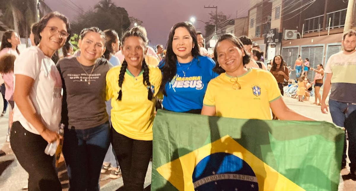 Com o Apoio e a Participação da Deputada Cristiane Lopes, Marcha para Jesus 2024 Reúne Multidão em Porto Velho