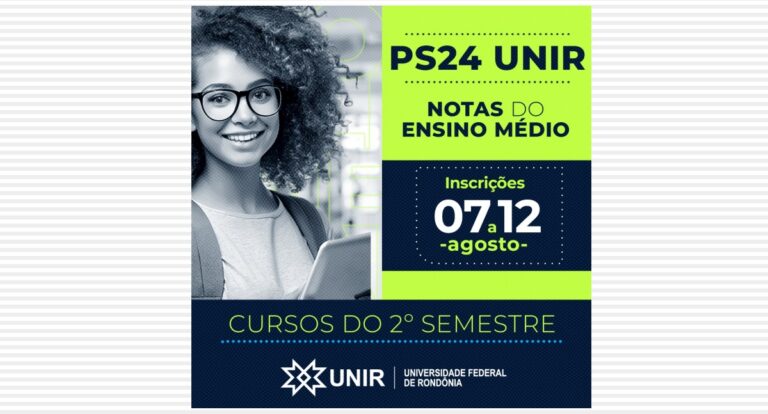 UNIR faz seleção com notas do Ensino Médio para cursos de graduação do 2º semestre