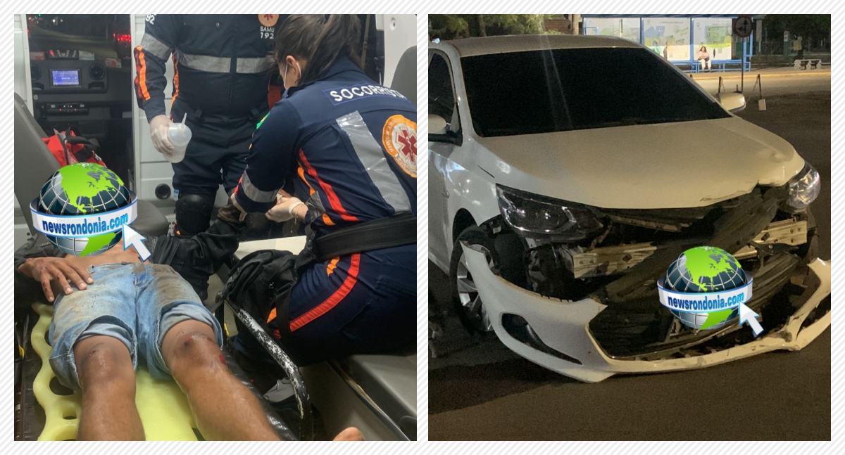 Entregador de delivery fica em estado crítico após grave acidente no centro de Porto Velho - News Rondônia