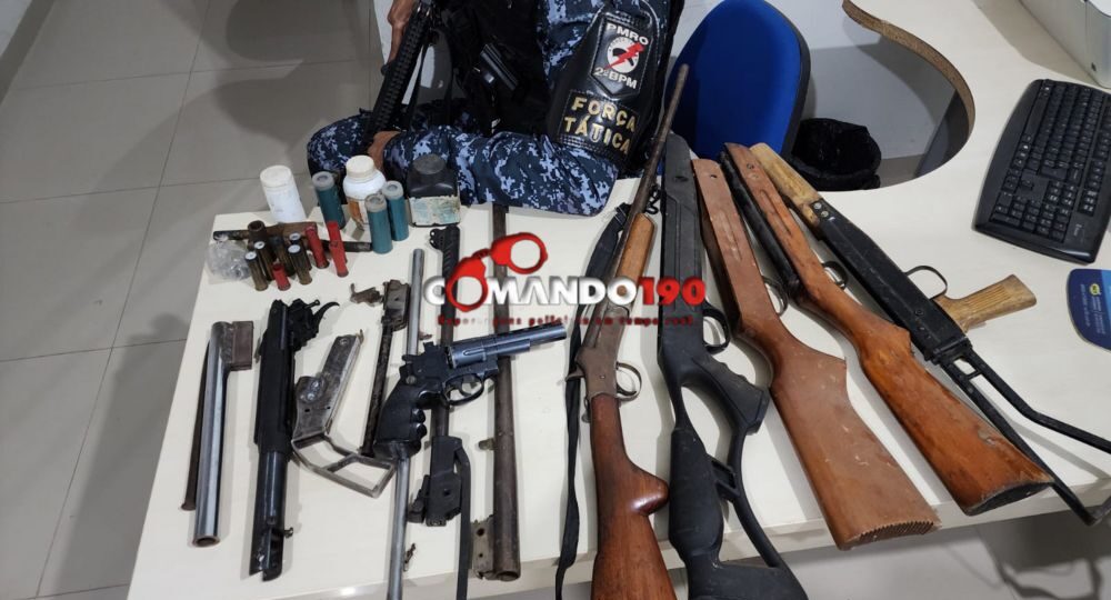 Prisão de integrante do PCC em Presidente Médici revela arsenal artesanal