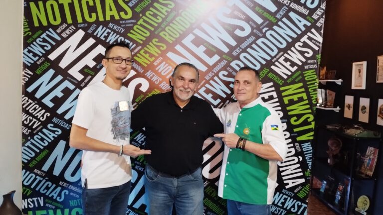 Vanderlei Oriani candidato a vereador Visita Jornal NewsRondonia - News Rondônia