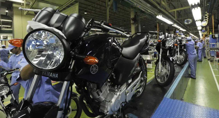 Produção de motos cresce 11,4% em agosto