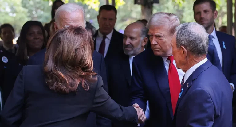 Biden, Kamala e Trump visitam marco do 11 de setembro em Nova York