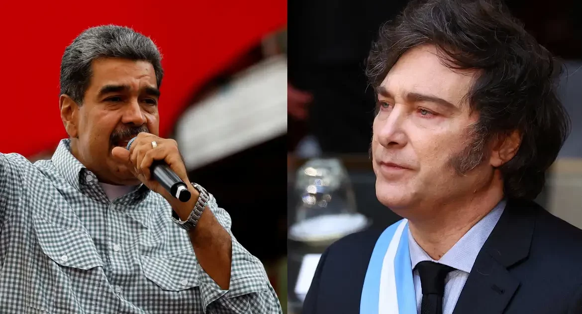 Argentina quer prisão de Maduro; Venezuela pede prisão de Milei
