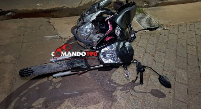 Grave acidente no Segundo Distrito de Ji-Paraná deixa motociclista ferida