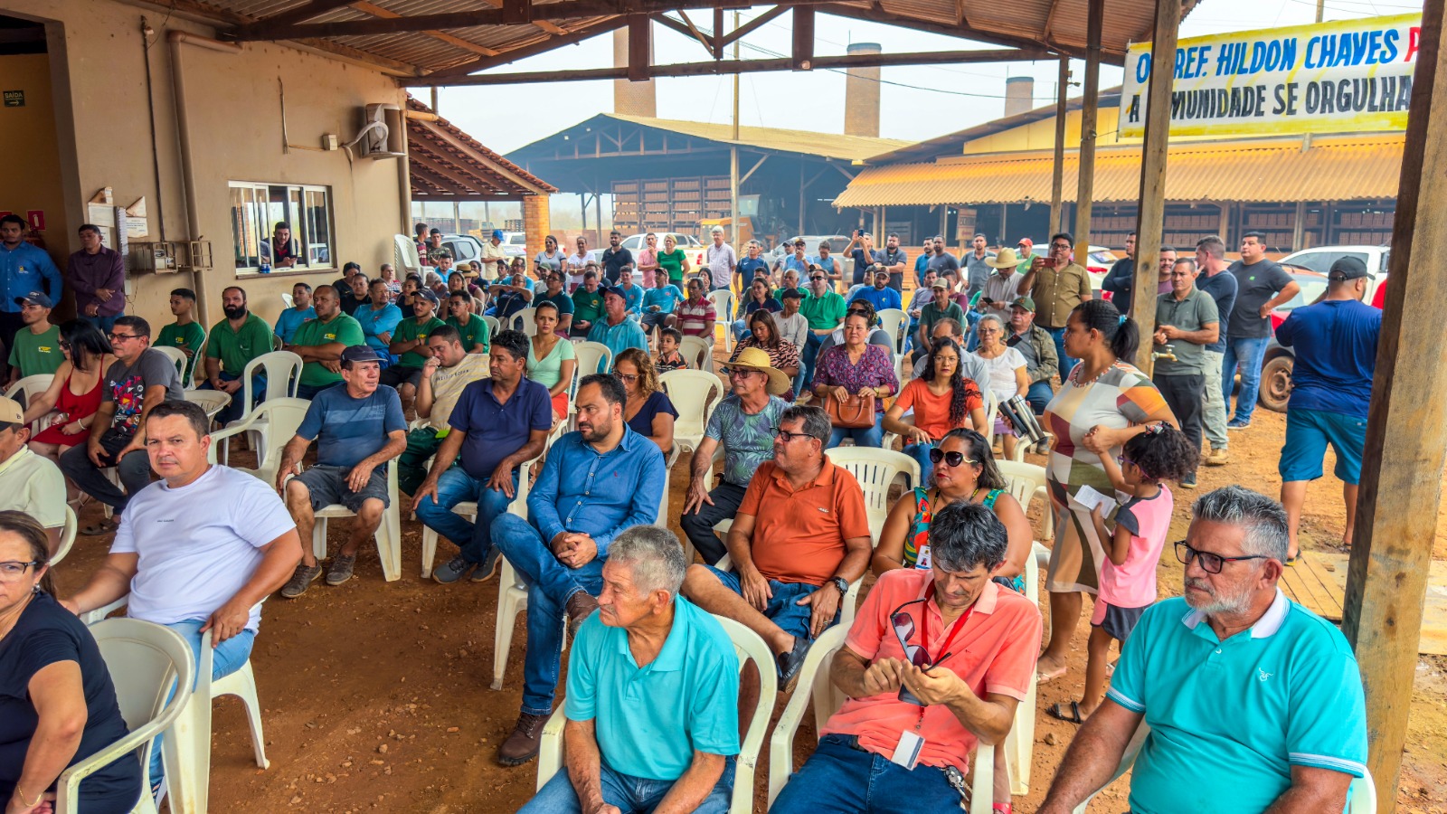 Solenidade marca o lançamento da obra para asfaltamento da Estrada Viçosa - News Rondônia