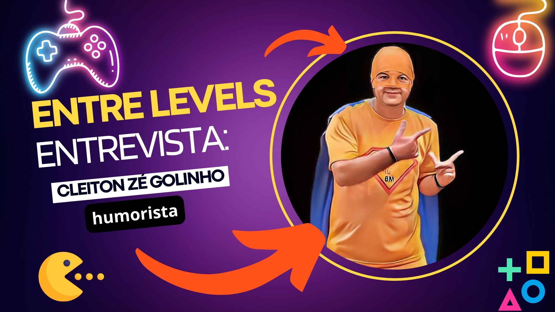 #EntreLevels | Entrevista Cleiton Zé Golinho - humorista - News Rondônia