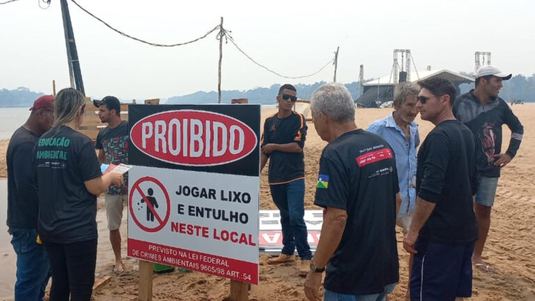 Governo de RO reforça ações de educação ambiental no Festival de Praia de Costa Marques
