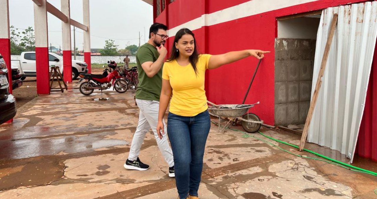 Dra. Taíssa e secretário da Seosp acompanham obras de revitalização do Bumbódromo em Guajará-Mirim - News Rondônia