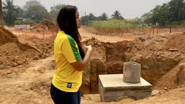 Dra. Taíssa acompanha obras de pavimentação asfáltica, no distrito de Jacinópolis - News Rondônia