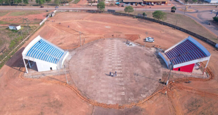 Dra. Taíssa e secretário da Seosp acompanham obras de revitalização do Bumbódromo em Guajará-Mirim - News Rondônia