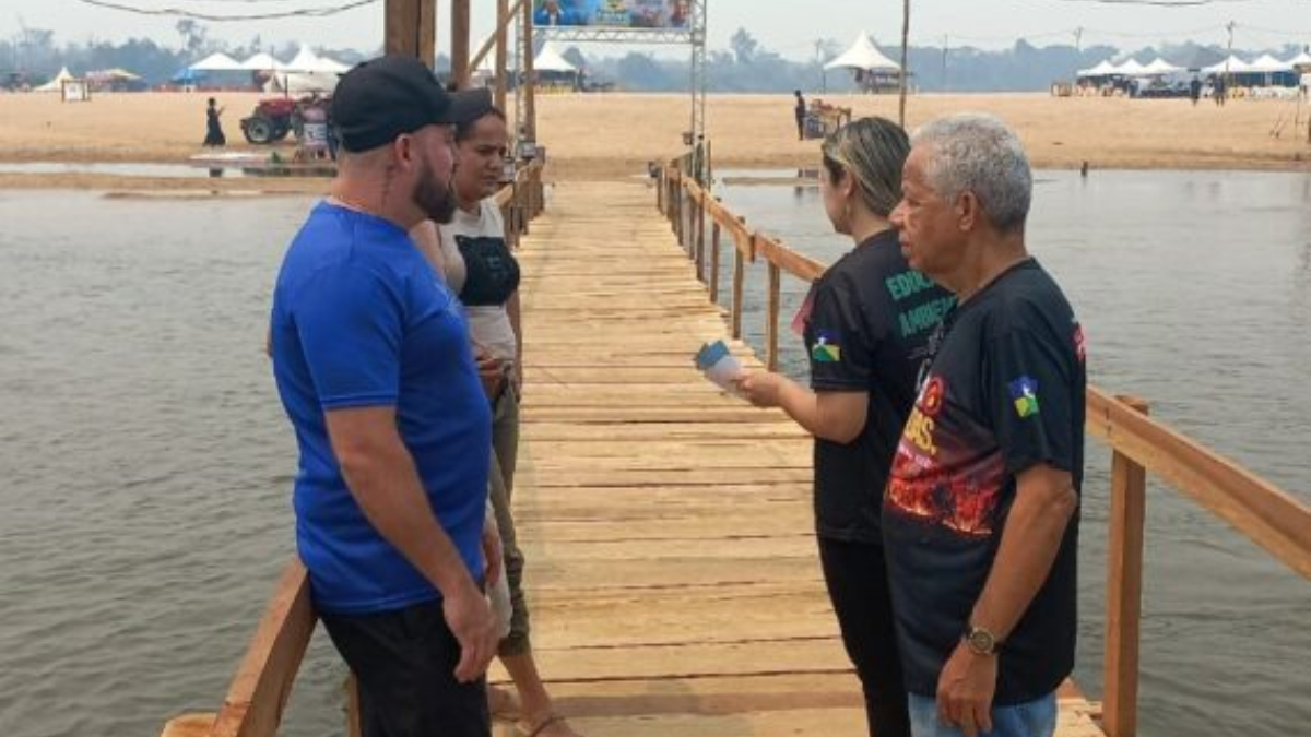Governo de RO reforça ações de educação ambiental no Festival de Praia de Costa Marques - News Rondônia