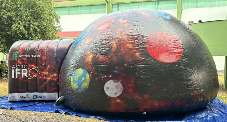 IFRO: Campus Calama recebe planetário móvel para expandir ensino de astronomia em Rondônia - News Rondônia