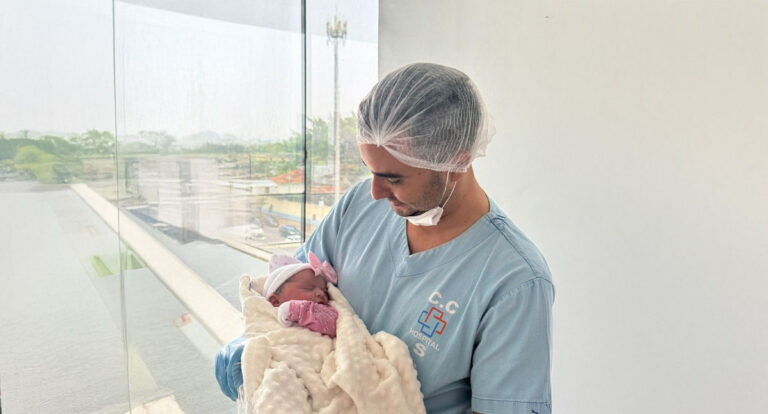 Célio Lopes, candidato a prefeito de Porto Velho, celebra o nascimento da filha Geovana - News Rondônia