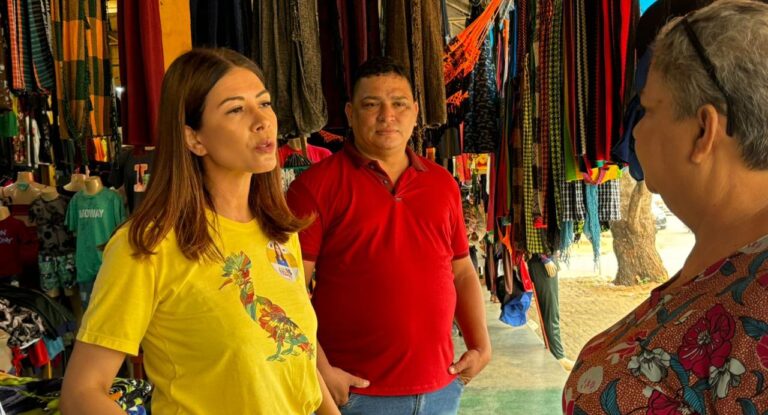 Em visita ao Shopping Popular, juíza Euma Tourinho ouve pedidos para reestruturação do local e mais segurança pública