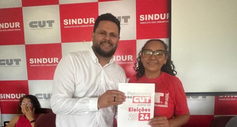 Samuel Costa é o único candidato a prefeito de Porto Velho a comparecer no ato da CUT em prol das eleições de 2024 - News Rondônia