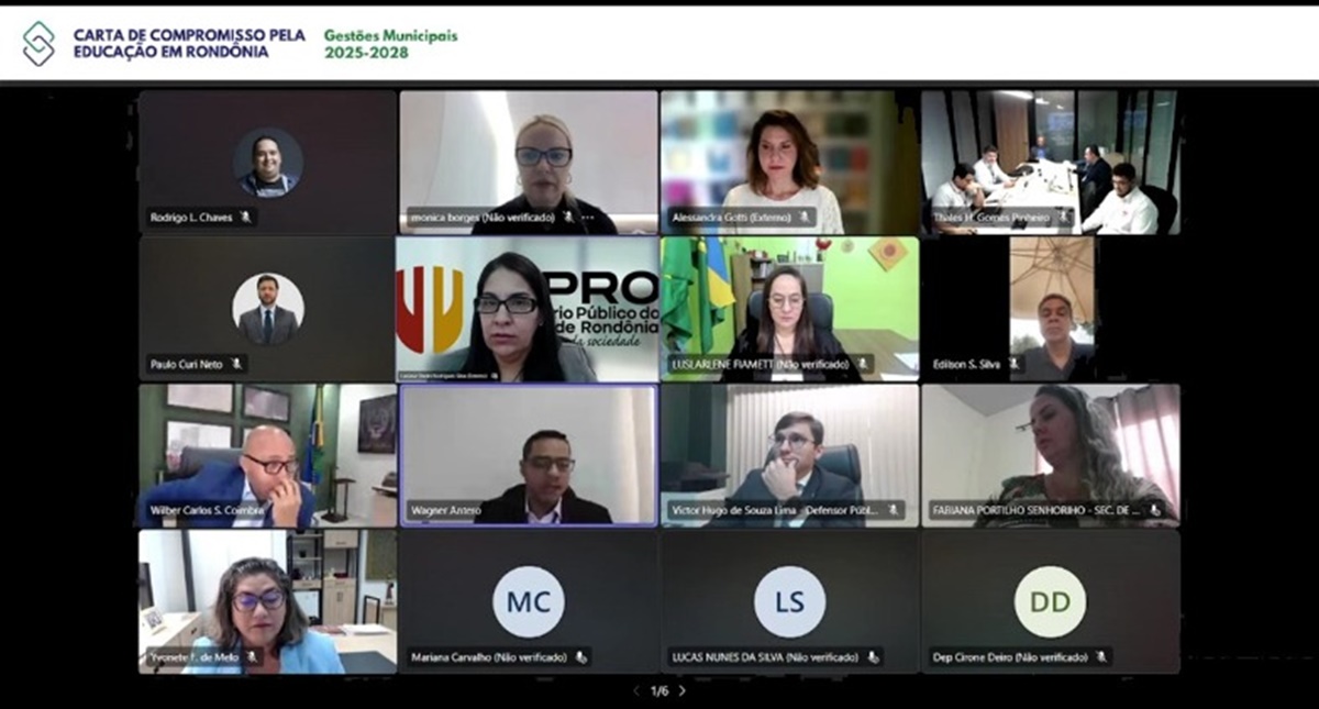 MPRO participa de evento do GAEPE-RO voltado à assinatura de compromisso pela Educação em Rondônia por candidatos a prefeitos