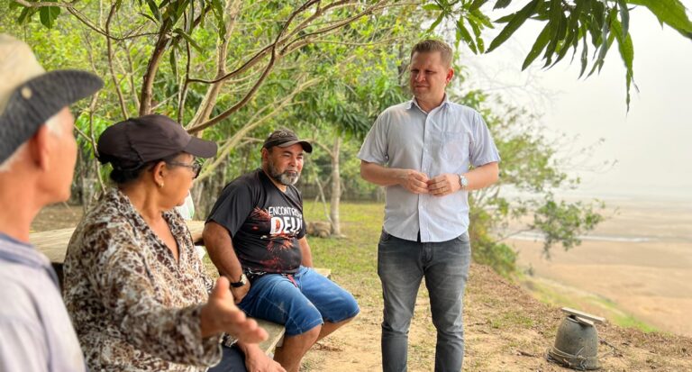 Pastor Bruno Luciano Visita Distritos e Comunidades Ribeirinhas e Observa de Perto a Seca do Rio Madeira - News Rondônia