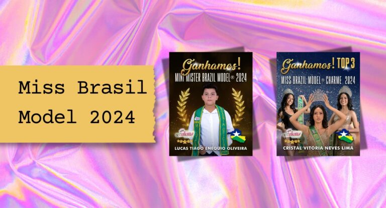 Lucas Tiago é coroado Mini Mister Brasil 2024 e Cristal Vitória conquista o título de Miss Brasil Model Charme - News Rondônia