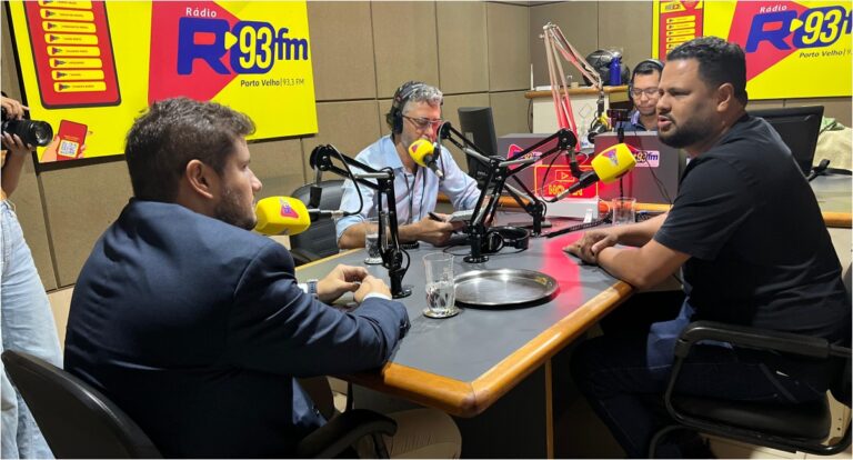 Samuel Costa marca presença hoje no segundo dia de entrevistas com Cremero e Rádio Rondônia FM 93,3