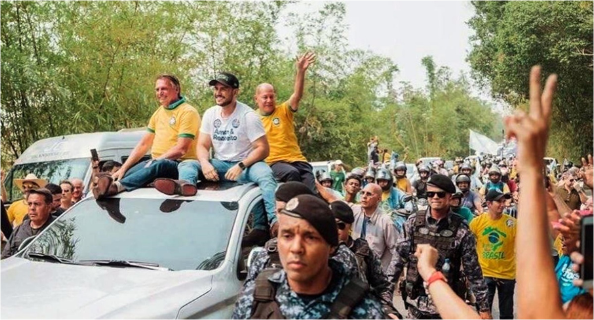 em clima de festa Jair Bolsonaro realiza grande ato em Ji-paraná nesta Quarta-feira