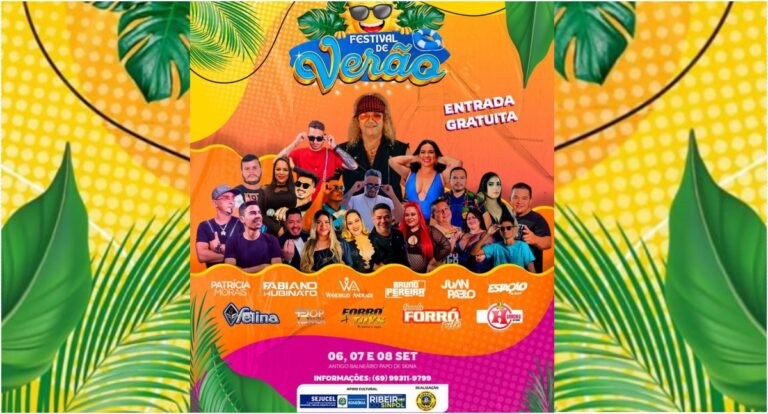Ribeiro do Sinpol destina emenda para o festival de verão com atração nacional