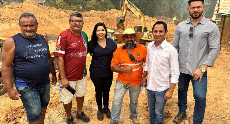 Intervenção da Deputada federal Cristiane Lopes Garante Obras no trecho da Ponte da Vala do Jacu em Porto Velho