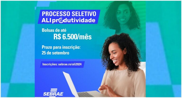 Aberto Processo Seletivo para Agentes Locais de Inovação do Sebrae em Rondônia