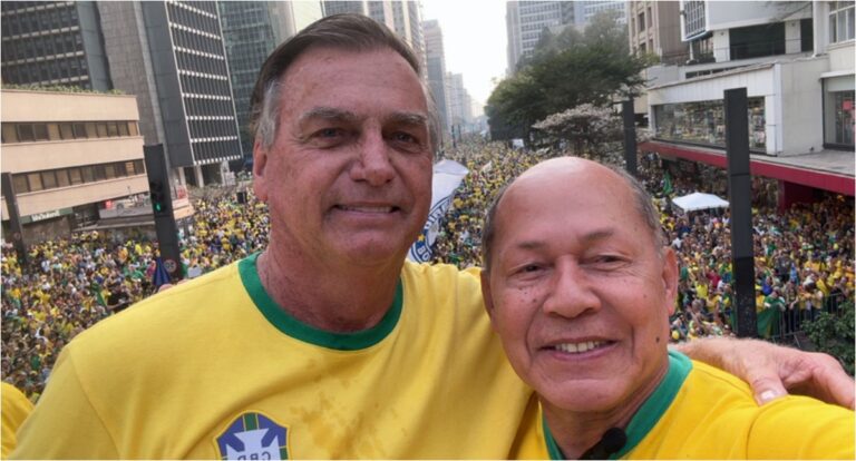 Coronel Chrisóstomo: deputado participou de ato na avenida paulista, no 7 de setembro.