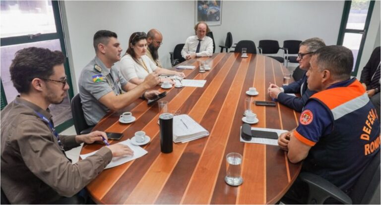 Comitiva do governo de Rondônia se reúne com presidente do Ibama e pede reforço contra às queimadas