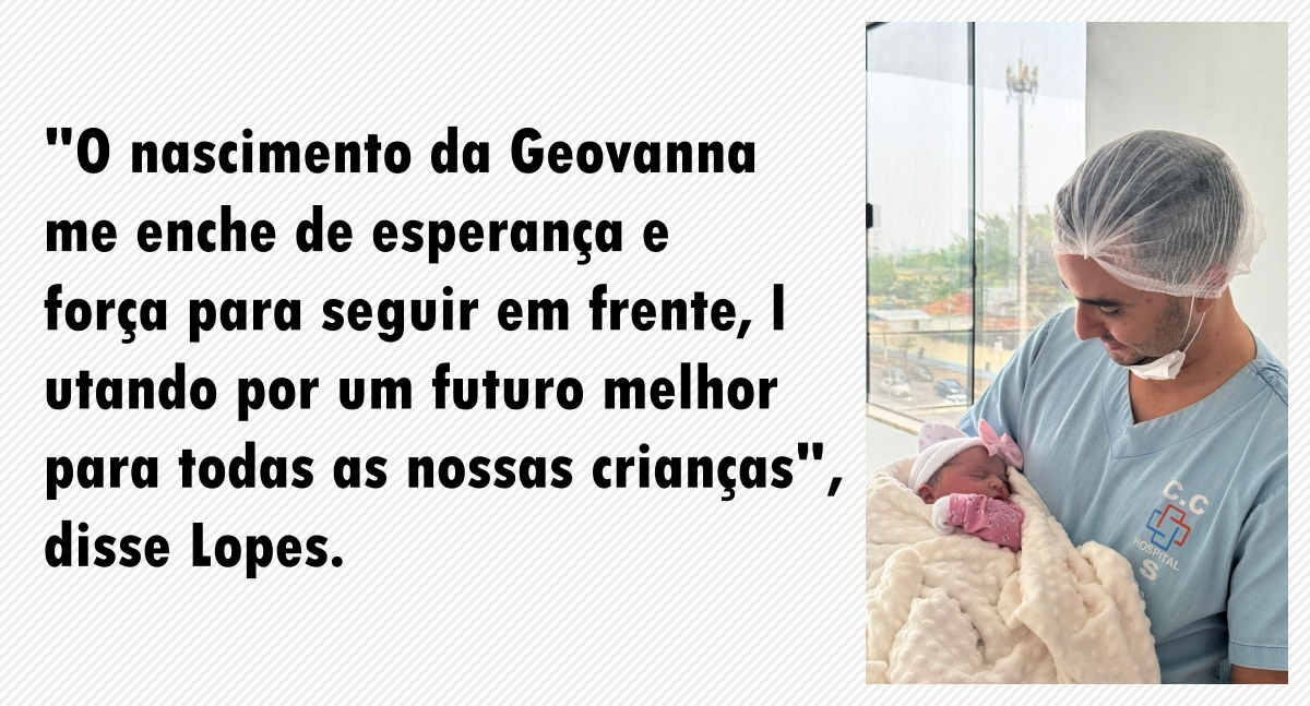 Célio Lopes, candidato a prefeito de Porto Velho, celebra o nascimento da filha Geovana - News Rondônia
