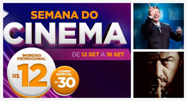 Semana do cinema de 12 a 18 de setembro: ingressos promocionais e combos especiais no Cine Araújo - News Rondônia