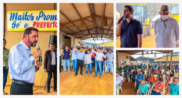 Solenidade marca o lançamento da obra para asfaltamento da Estrada Viçosa - News Rondônia