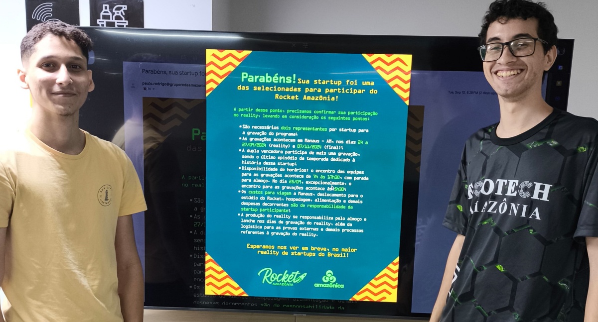 Startup criada na UNIR é selecionada para reality show