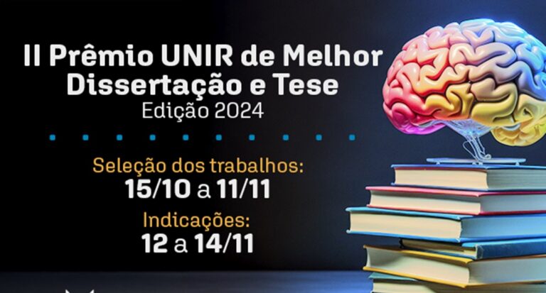 Divulgada 2ª edição do Prêmio UNIR de Melhor Dissertação e Tese - News Rondônia