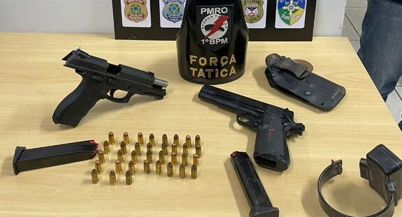 FICCO/RO prende dois indivíduos por tentativa de roubo em uma residência