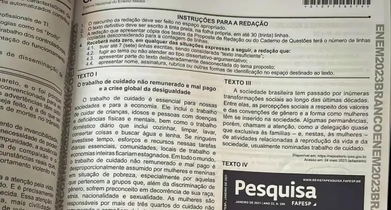 Enem: cartilha de redação é divulgada; confira
