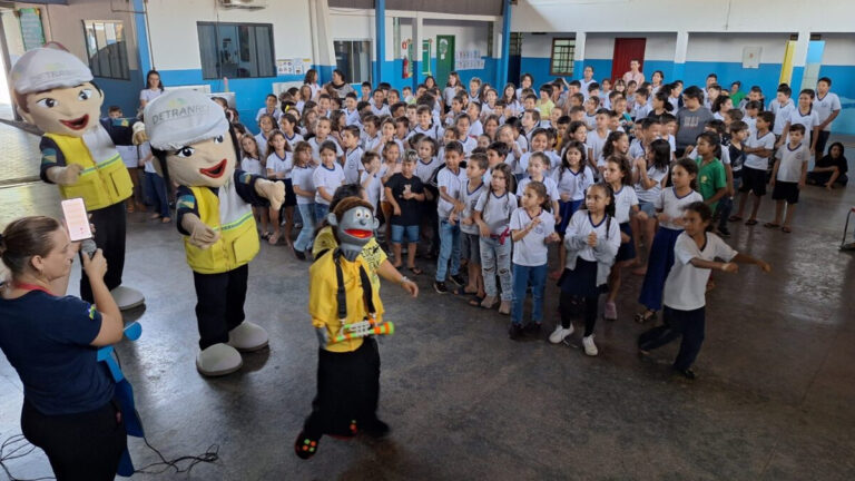 Ações Educativas do Detran-RO promovem consciência no trânsito, em Ouro Preto do Oeste