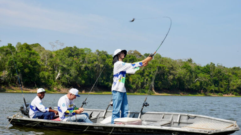 Segunda etapa do Campeonato de Pesca Esportiva do governo de RO atrai público em São Francisco do Guaporé