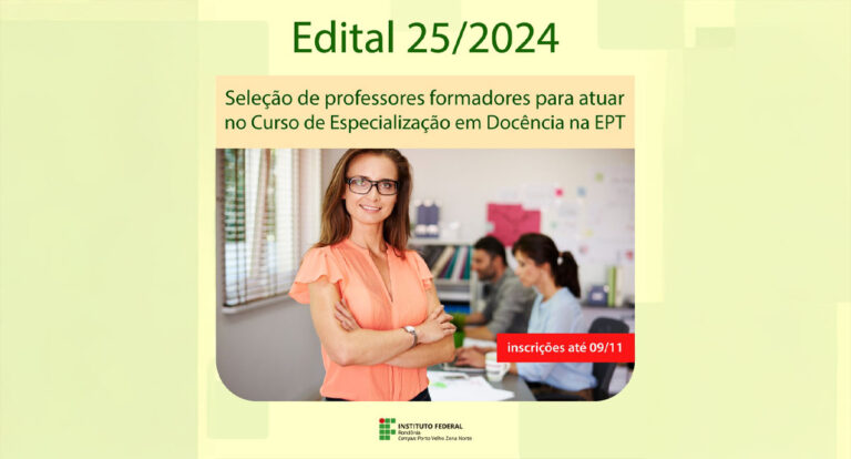 IFRO Abre Inscrições para Seleção de Professores Formadores no Sistema UAB