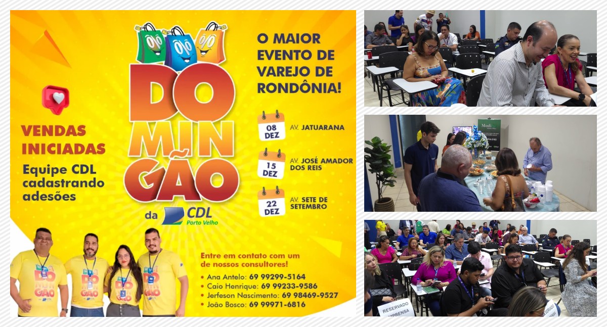 Lançamento da 23ª Edição do Domingão da CDL: O maior evento de varejo de Rondônia promete impulsionar o comércio local - News Rondônia