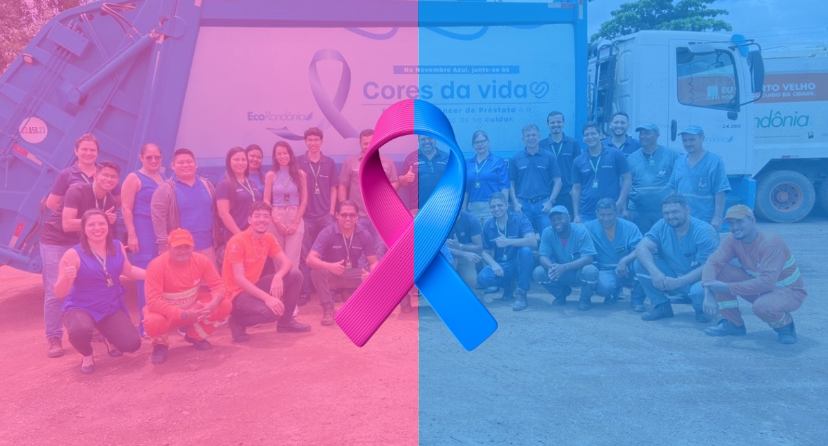 ECORONDÔNIA reforça campanha sobre importância dos cuidados com a saúde e circula caminhões nas cores azul e rosa - News Rondônia
