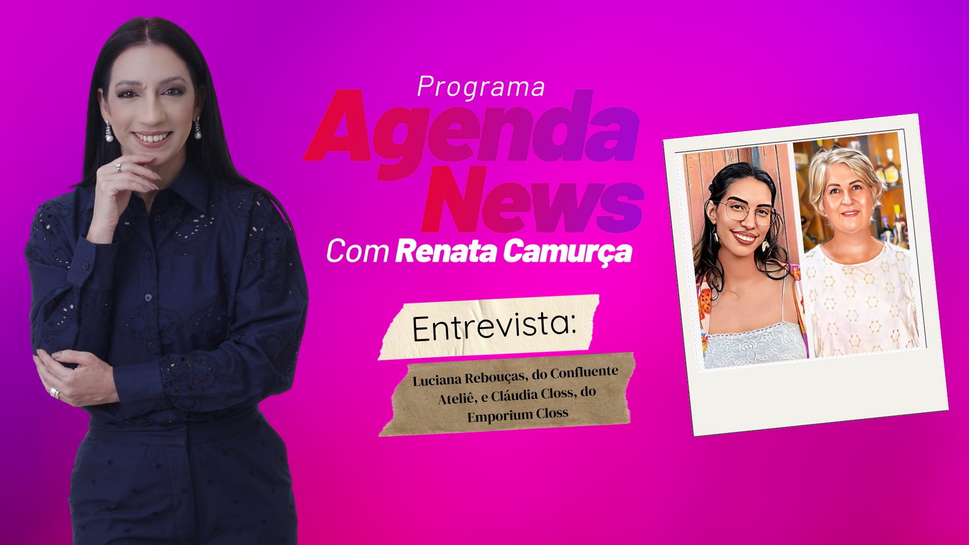 #AgendaNews | Entrevista Luciana Rebouças, do Confluente Ateliê, e Cláudia Closs, do Emporium Closs - News Rondônia